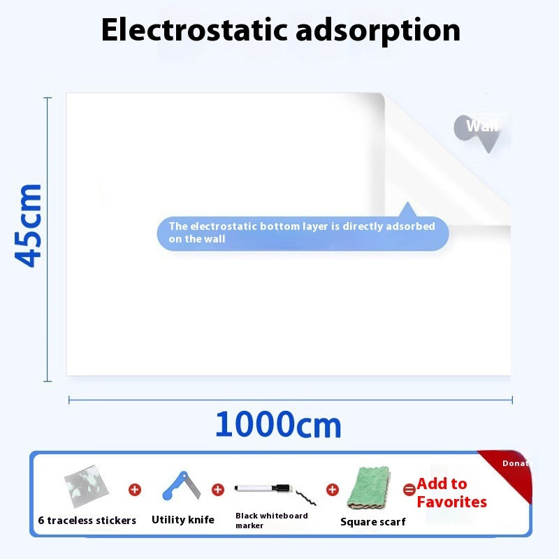 Boardly's wall board (Electrostatic Write-On Wall Surface)