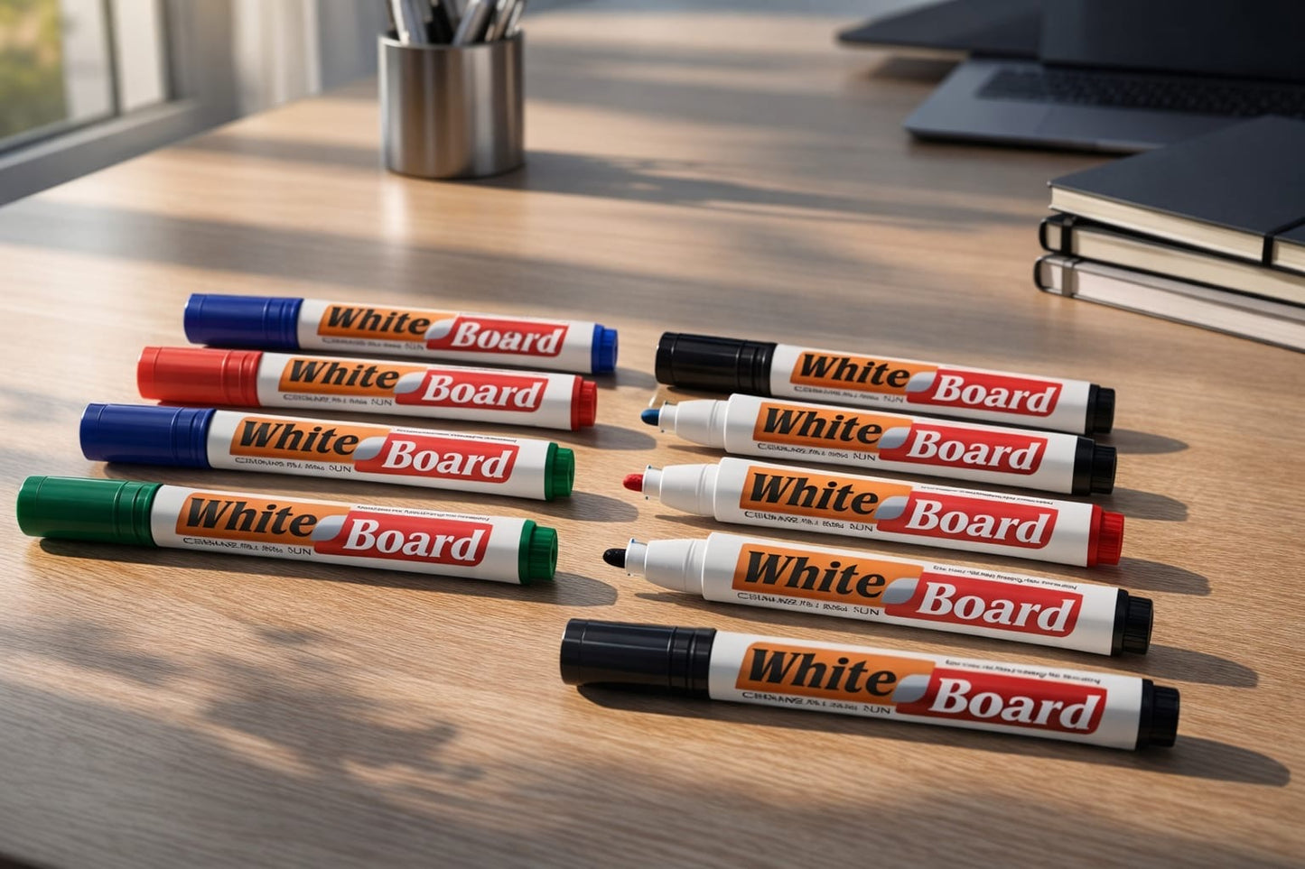 Office Multi-color Markers, Quick-drying Marking Oily Big Pen