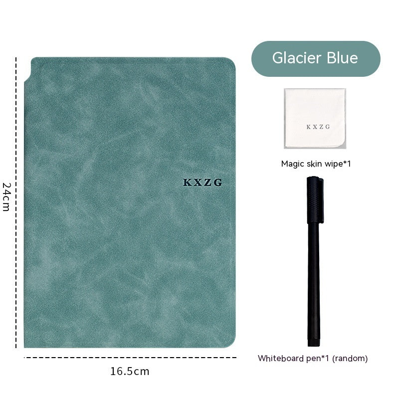Folding Leather Whiteboard Scribbling Pad Erasable