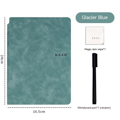 Folding Leather Whiteboard Scribbling Pad Erasable