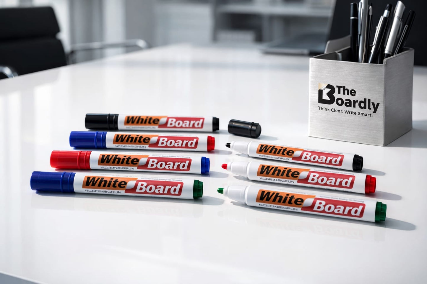 Office Multi-color Markers, Quick-drying Marking Oily Big Pen