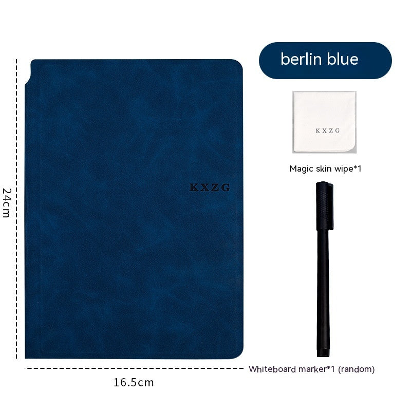 Folding Leather Whiteboard Scribbling Pad Erasable